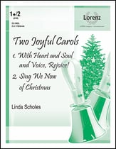 Two Joyful Carols Handbell sheet music cover